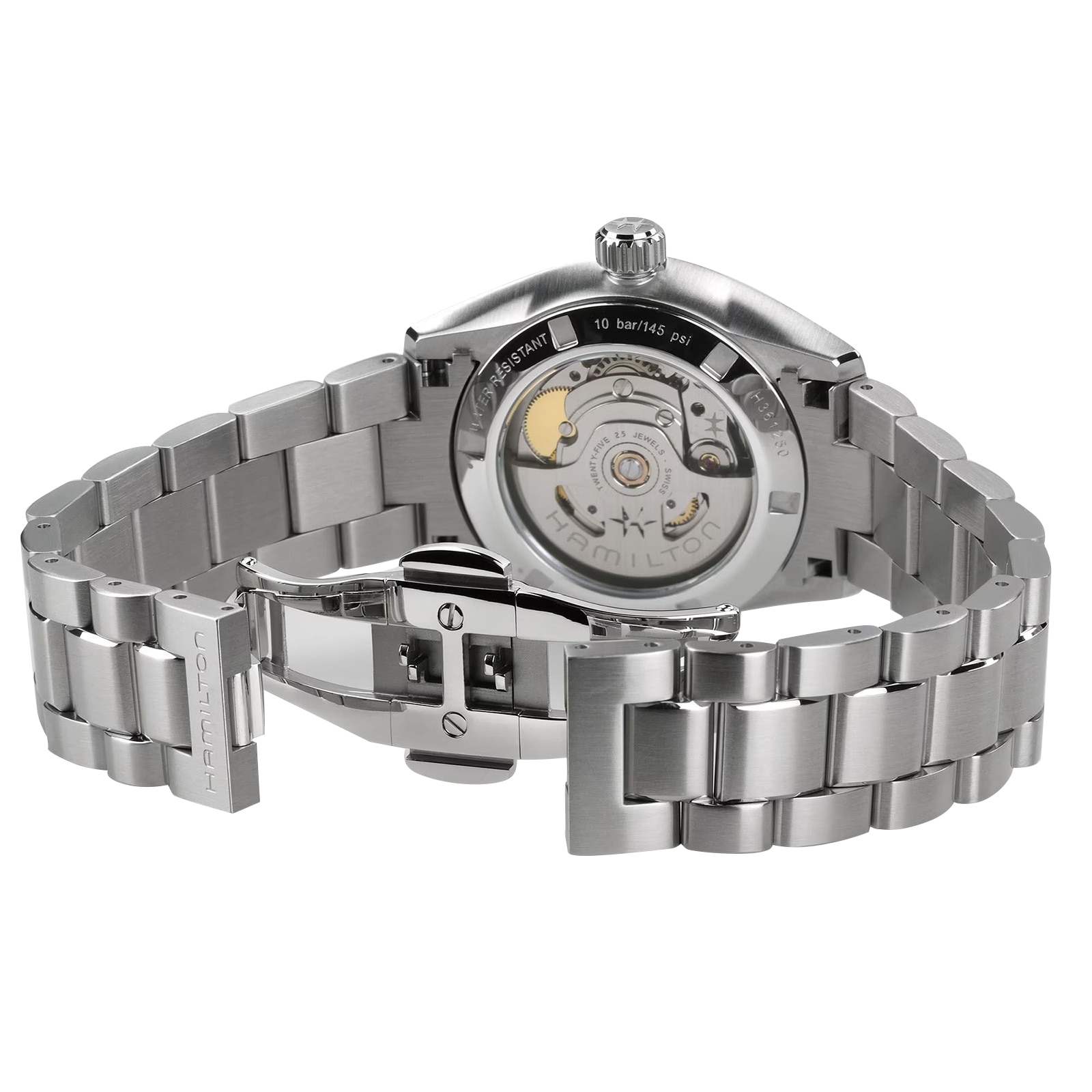 Hamilton Jazzmaster Performer Automatic 34mm Ladies Watch Purple