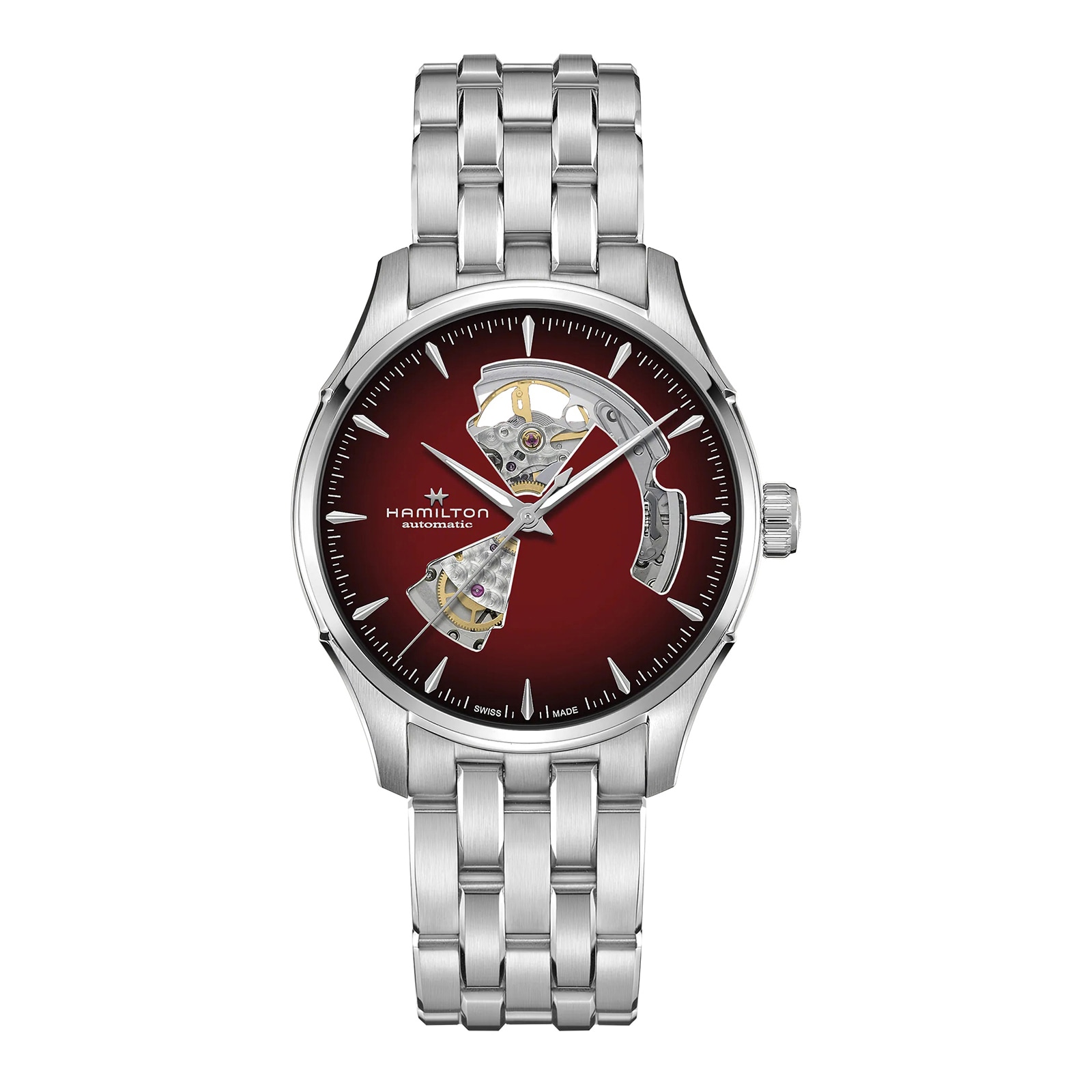 Hamilton Jazzmaster Open Heart Auto 40mm Unisex Watch Red