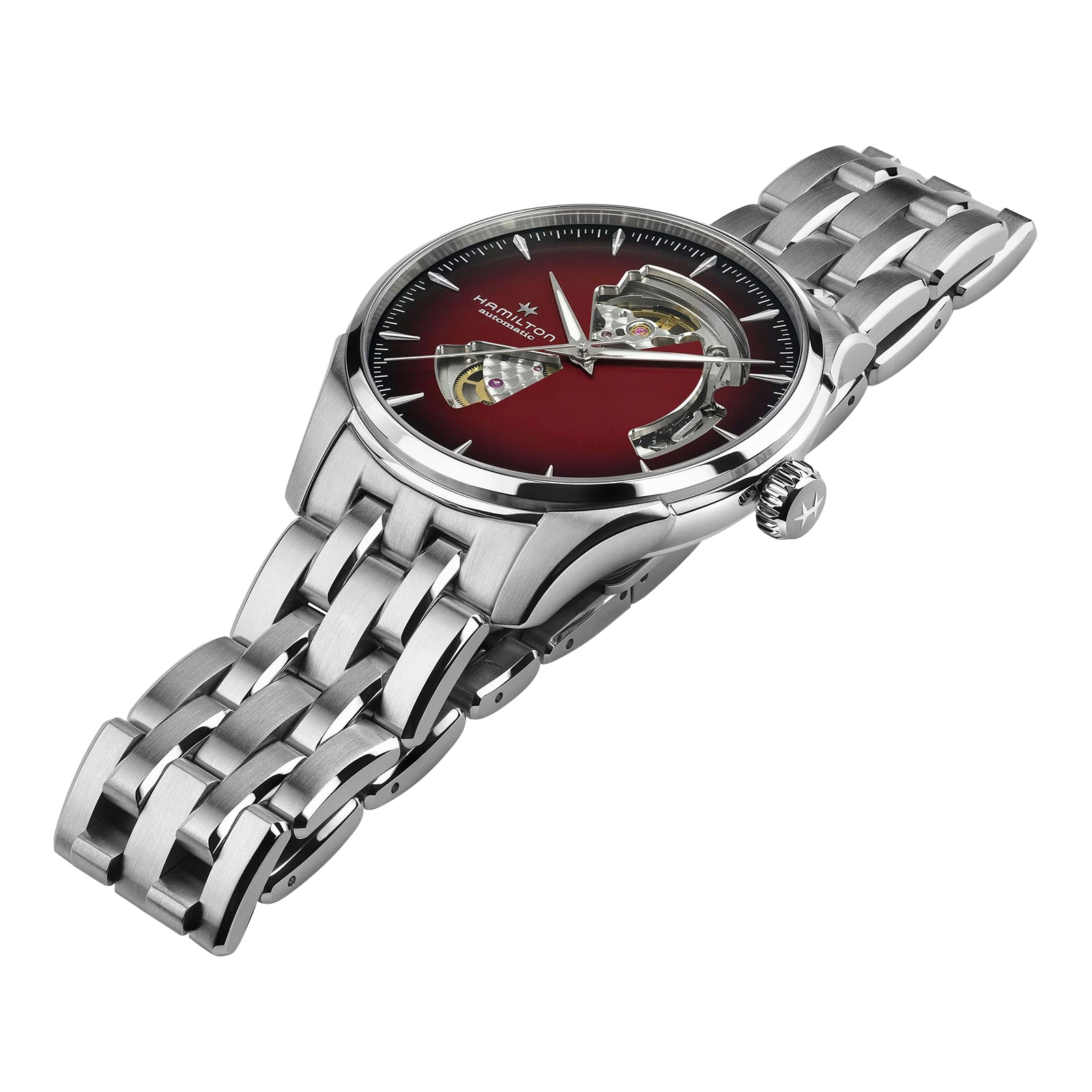 Hamilton Jazzmaster Open Heart Auto 40mm Unisex Watch Red