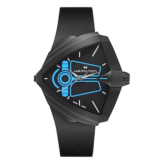 Hamilton Ventura XXL Bright Dune 52mm X 47.6mm Limited Edition Mens Watch Black Hamilton Ventura XXL Bright Dune 52mm X 47.6mm Limited Edition Mens Watch Black