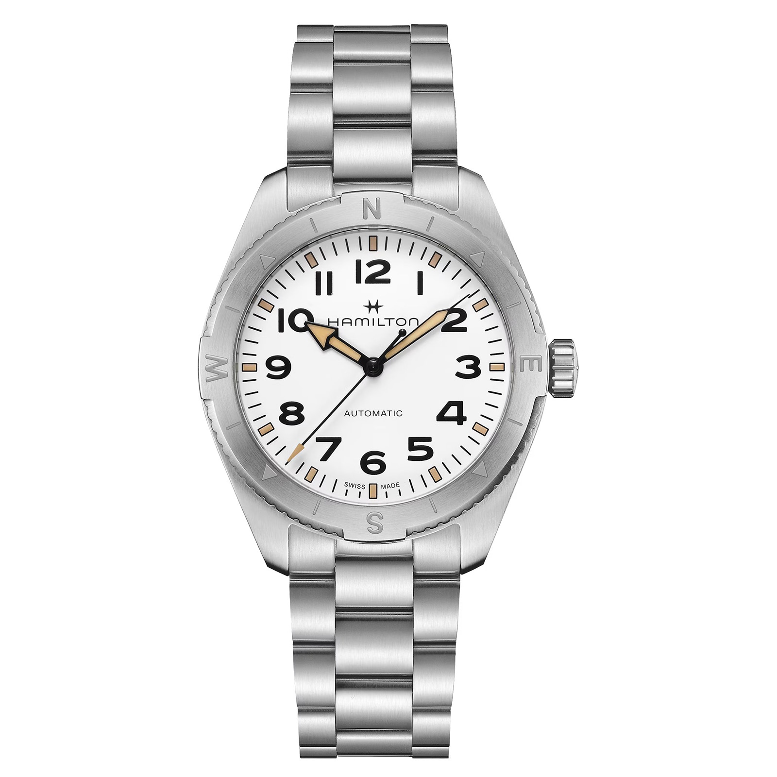 Hamilton Khaki Field Expedition Auto 41mm Mens Watch White Dial Stainless Steel Hamilton Khaki Field Expedition Auto 41mm Mens Watch White Dial Stainless Steel