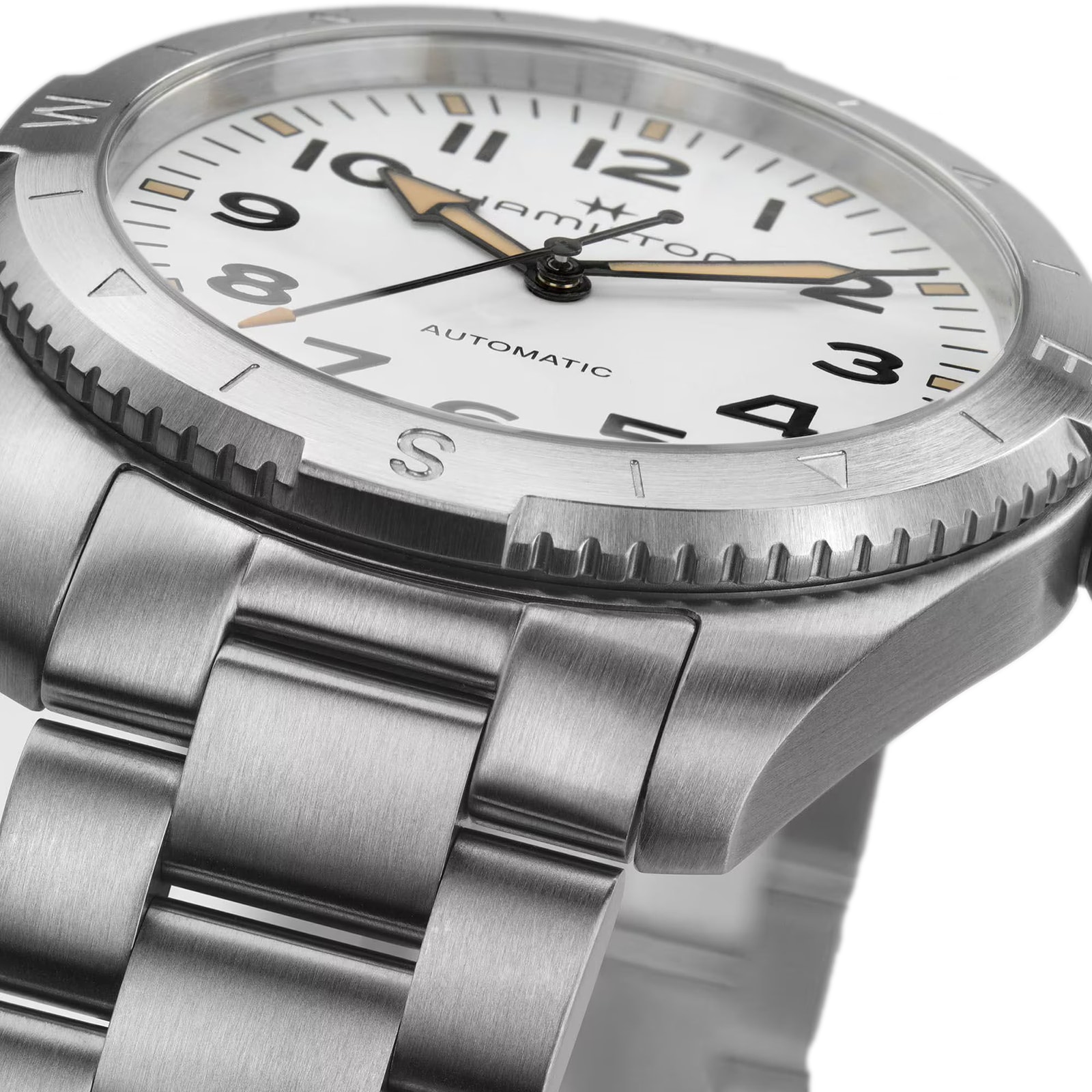 Hamilton Khaki Field Expedition Auto 41mm Mens Watch White Dial Stainless Steel Hamilton Khaki Field Expedition Auto 41mm Mens Watch White Dial Stainless Steel