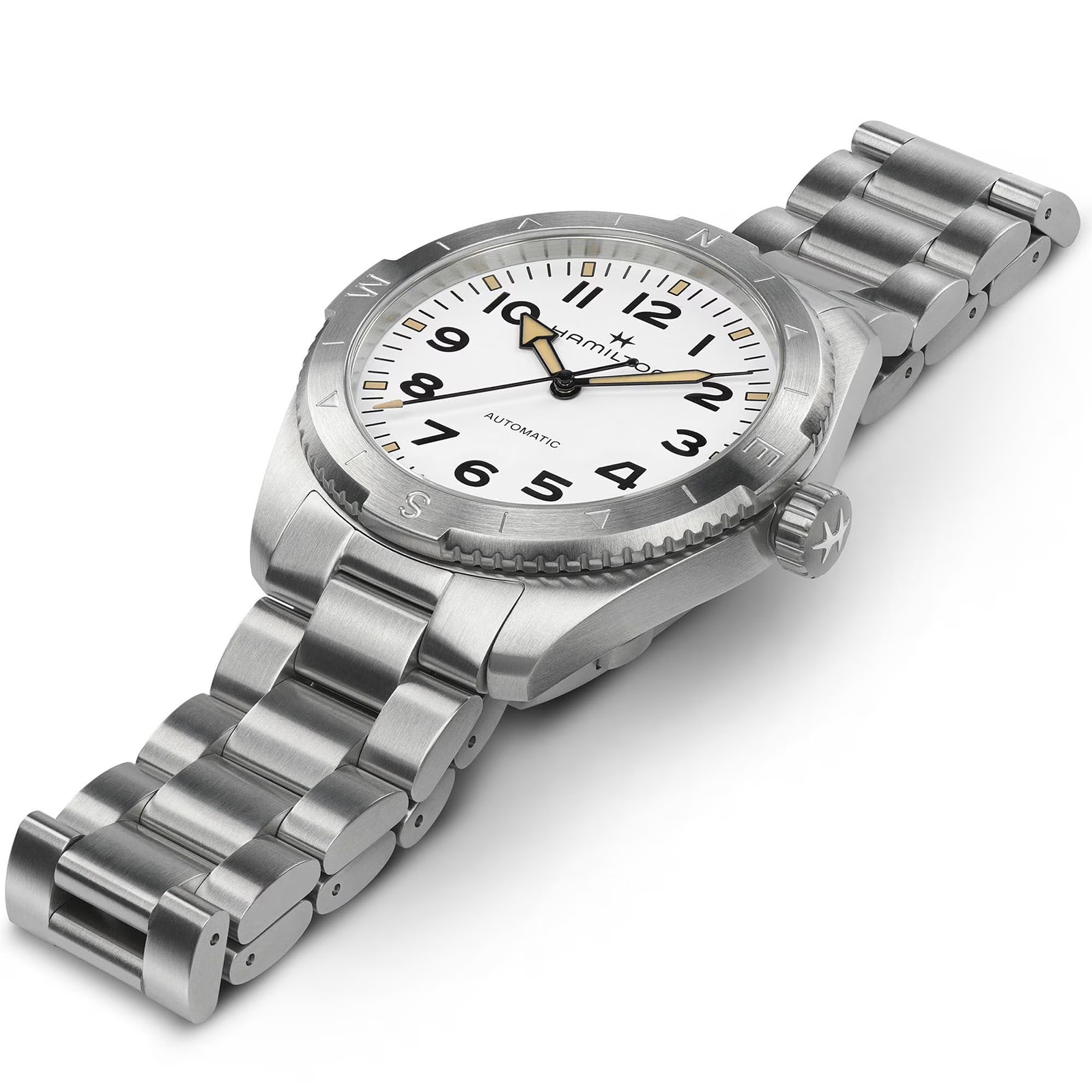 Hamilton Khaki Field Expedition Auto 41mm Mens Watch White Dial Stainless Steel Hamilton Khaki Field Expedition Auto 41mm Mens Watch White Dial Stainless Steel
