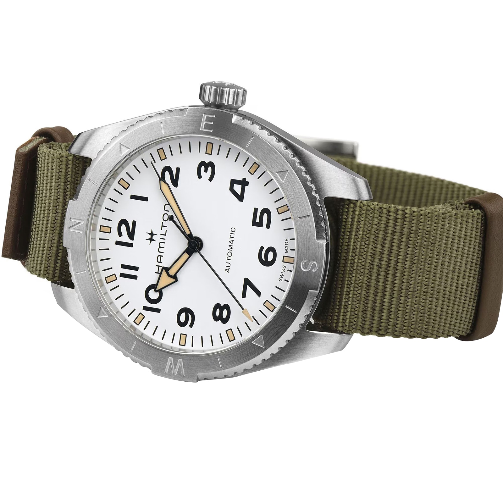 Hamilton Khaki Field Expedition Auto 41mm Mens Watch White