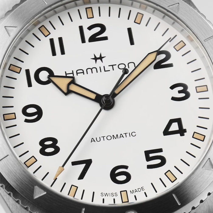 Hamilton Khaki Field Expedition Auto 41mm Mens Watch White