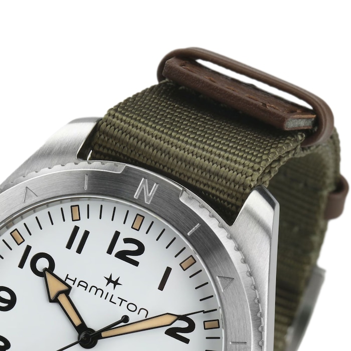 Hamilton Khaki Field Expedition Auto 41mm Mens Watch White