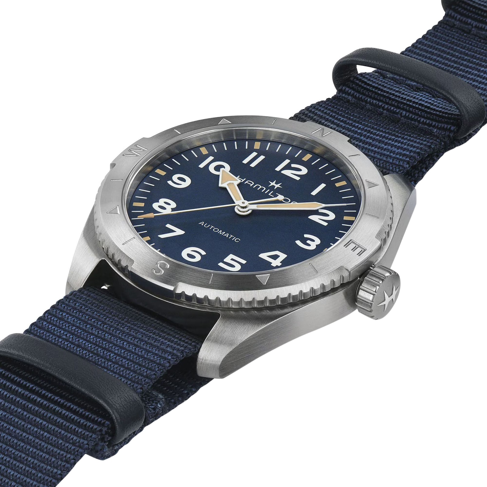 Hamilton Khaki Field Expedition Auto 41mm Mens Watch Blue