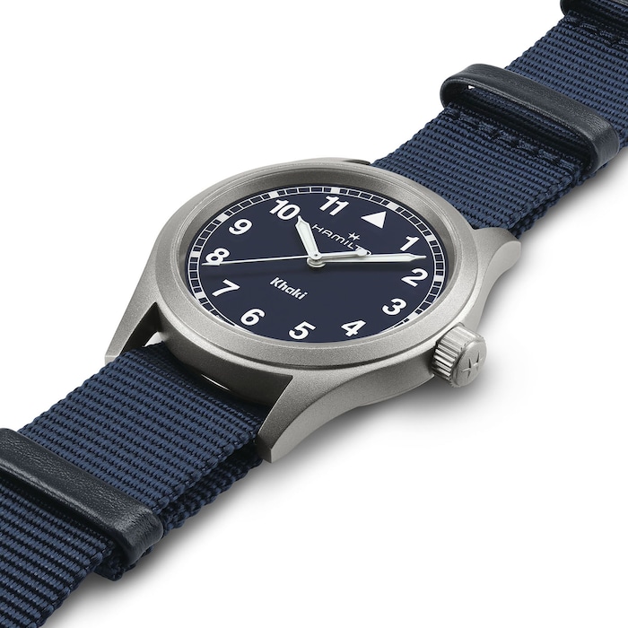 Hamilton Khaki Field 38mm Unisex Watch Blue