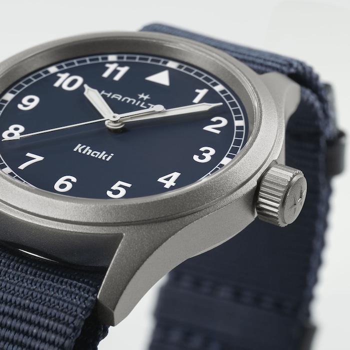 Hamilton Khaki Field 38mm Unisex Watch Blue