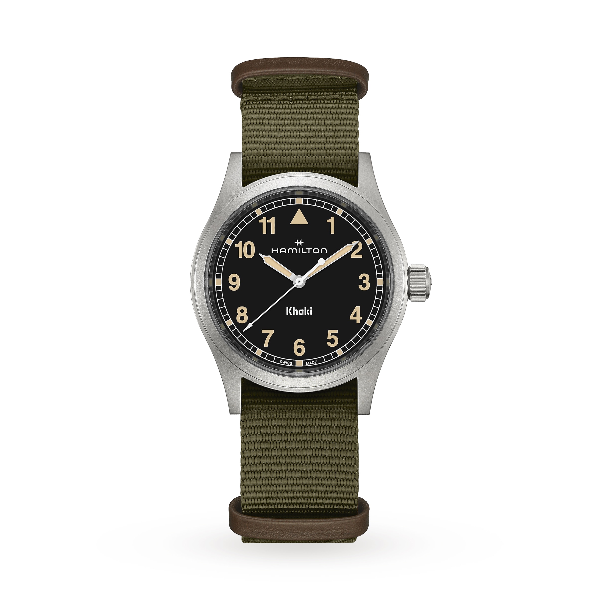 Khaki Field Quartz 38mm Unisex Watch Black