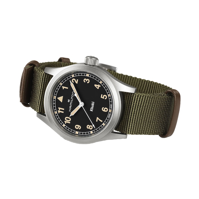 Hamilton Khaki Field Quartz 38mm Unisex Watch Black