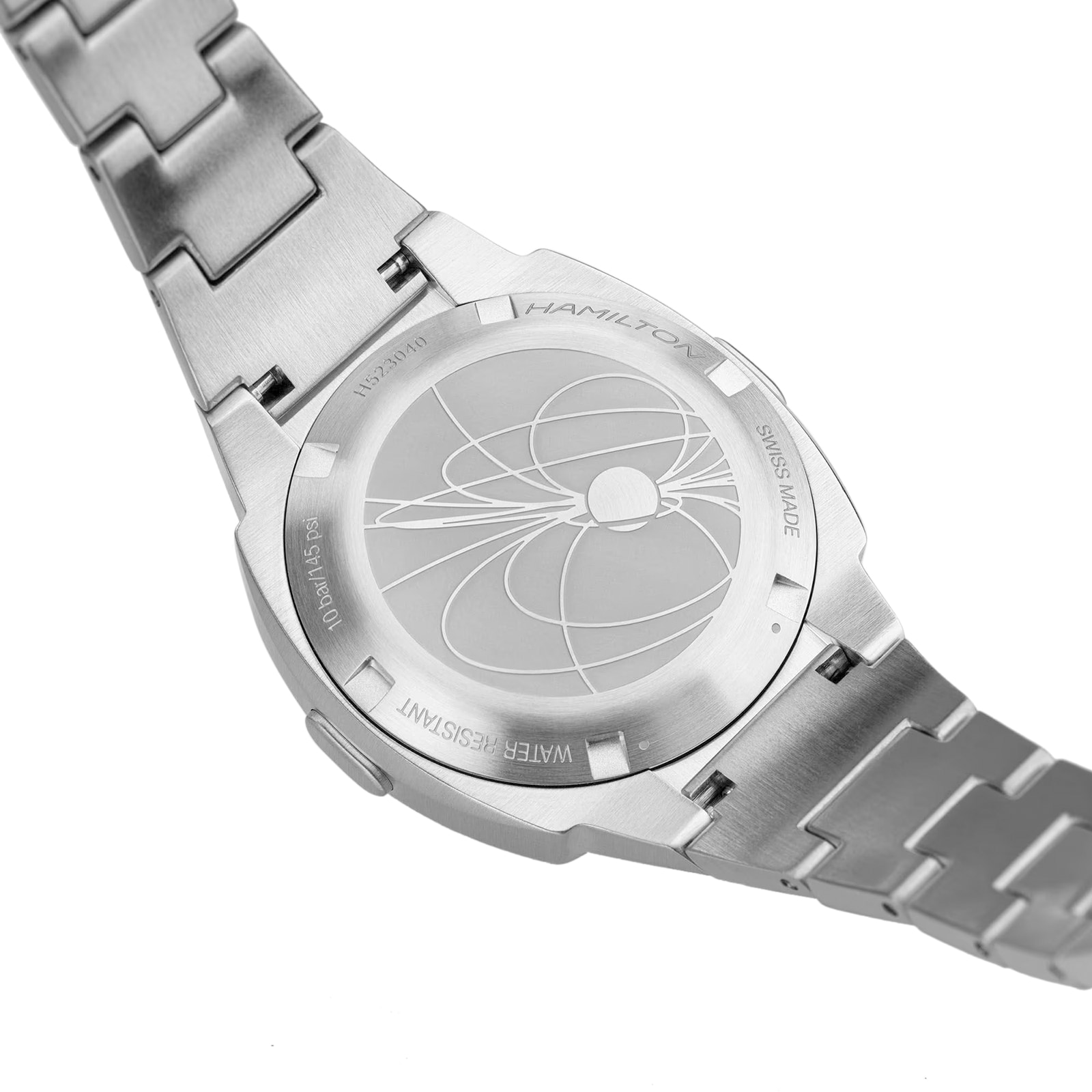 Hamilton American Classic PSR 74 25.6mm X 30.9mm Digital Unisex Watch Silver Hamilton American Classic PSR 74 25.6mm X 30.9mm Digital Unisex Watch Silver