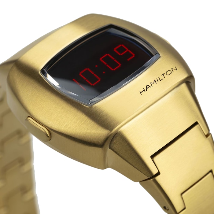 Hamilton American Classic PSR 74 25.6mm X 30.9mm Digital Unisex Watch Gold