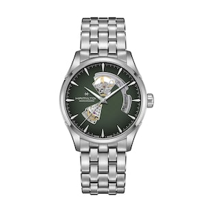 Hamilton Jazzmaster Open Heart Auto 42mm Unisex Watch Green