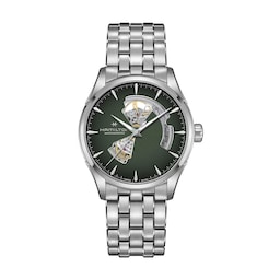17150485 - Jazzmaster Open Heart Auto 42mm Unisex Watch Green