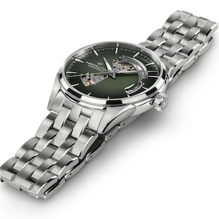 Hamilton Jazzmaster Open Heart Auto 42mm Unisex Watch Green