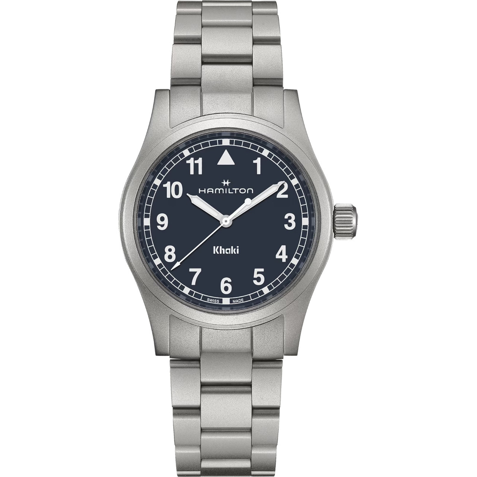 Hamilton Khaki Field Quartz 38mm Unisex Watch Blue Hamilton Khaki Field Quartz 38mm Unisex Watch Blue