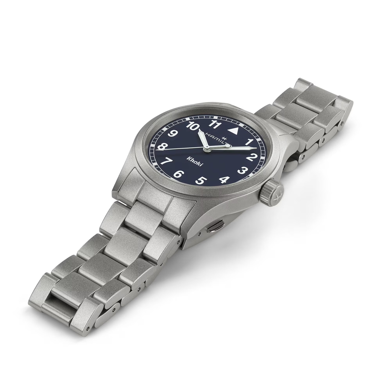 Hamilton Khaki Field Quartz 38mm Unisex Watch Blue Hamilton Khaki Field Quartz 38mm Unisex Watch Blue