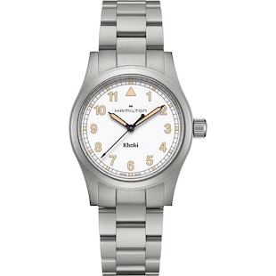 Hamilton Khaki Field Quartz 33mm Unisex Watch White