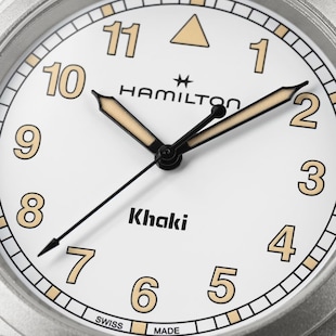 Hamilton Khaki Field Quartz 33mm Unisex Watch White