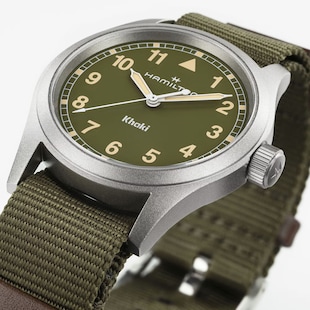 Hamilton Khaki Field Quartz 38mm Unisex Watch Green