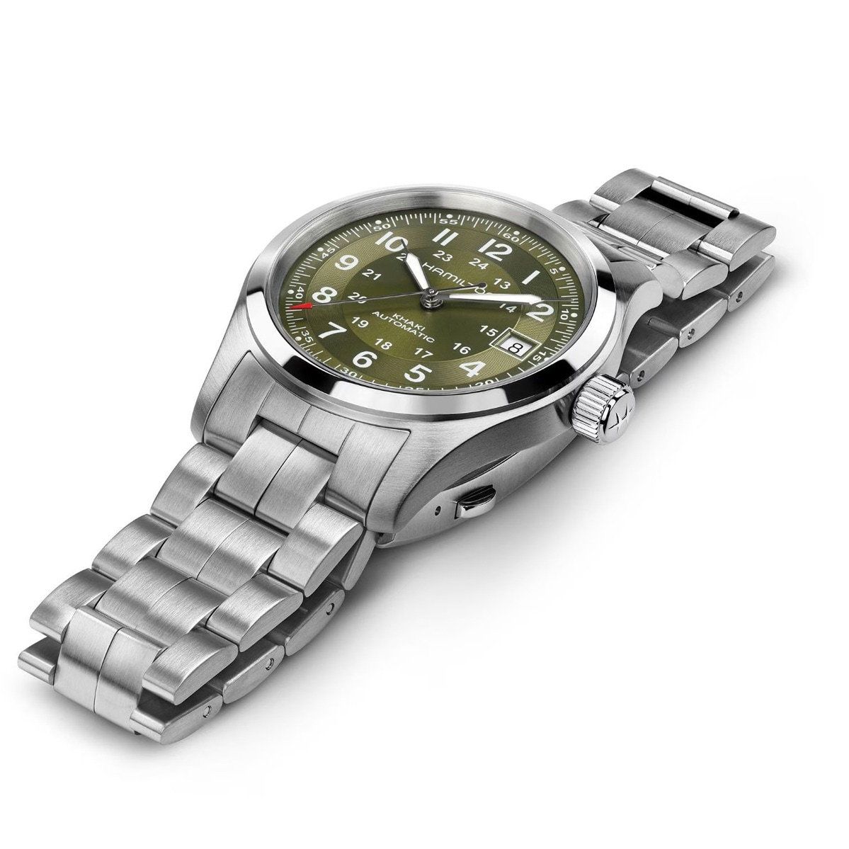 Hamilton Khaki Field Auto 38mm Unisex Watch Green Hamilton Khaki Field Auto 38mm Unisex Watch Green