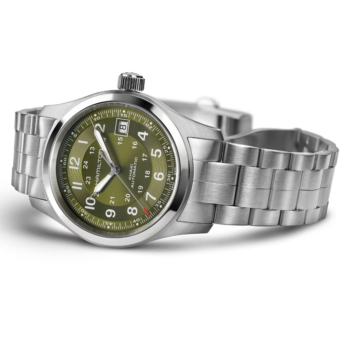 Hamilton Khaki Field Auto 38mm Unisex Watch Green Hamilton Khaki Field Auto 38mm Unisex Watch Green