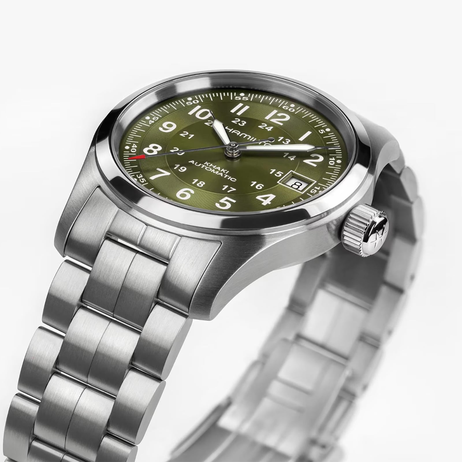 Hamilton Khaki Field Auto 38mm Unisex Watch Green Hamilton Khaki Field Auto 38mm Unisex Watch Green