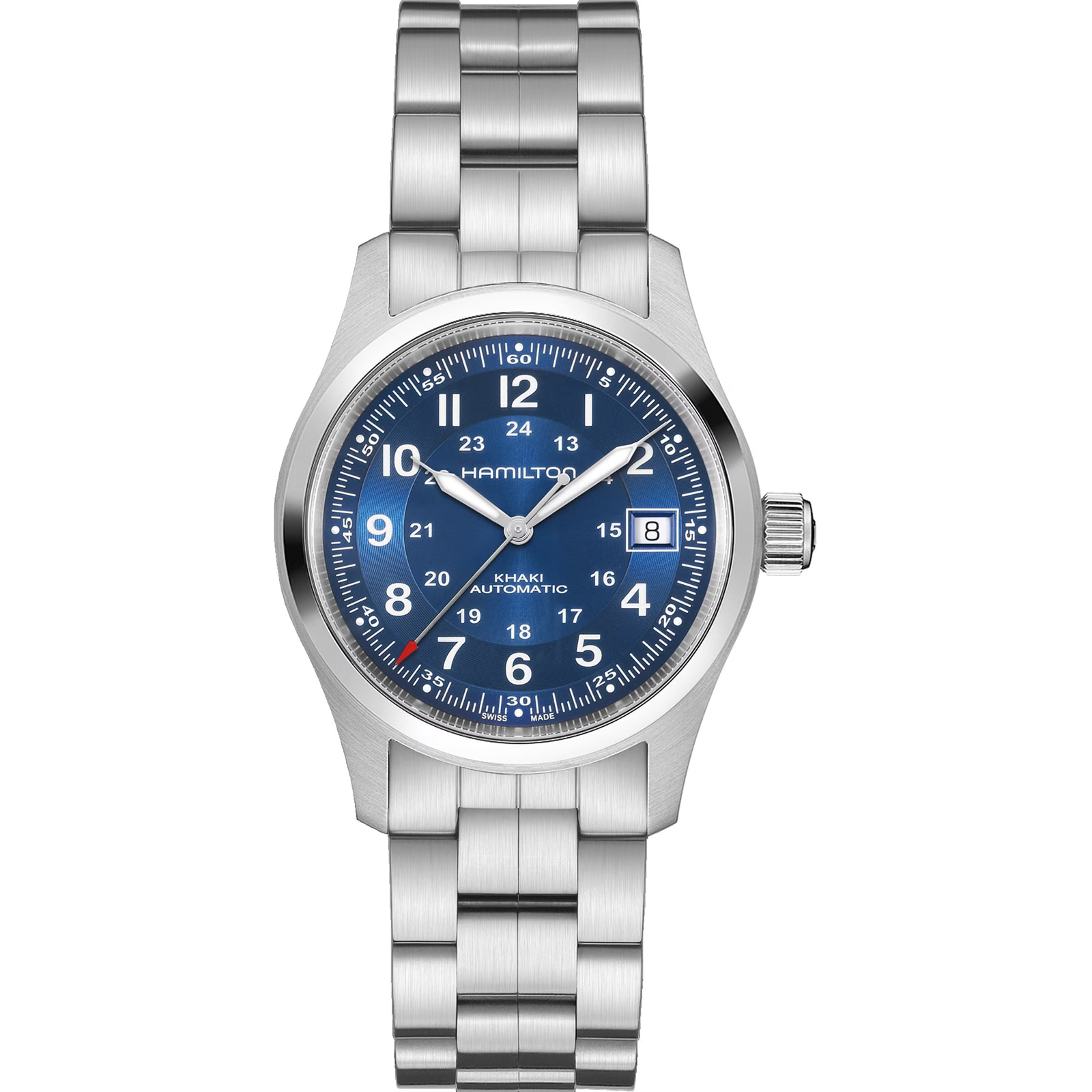 Hamilton Khaki Field Auto 38mm Unisex Watch Blue Hamilton Khaki Field Auto 38mm Unisex Watch Blue