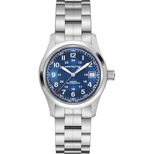Hamilton Khaki Field Auto 38mm Unisex Watch Blue