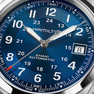 Hamilton Khaki Field Auto 38mm Unisex Watch Blue