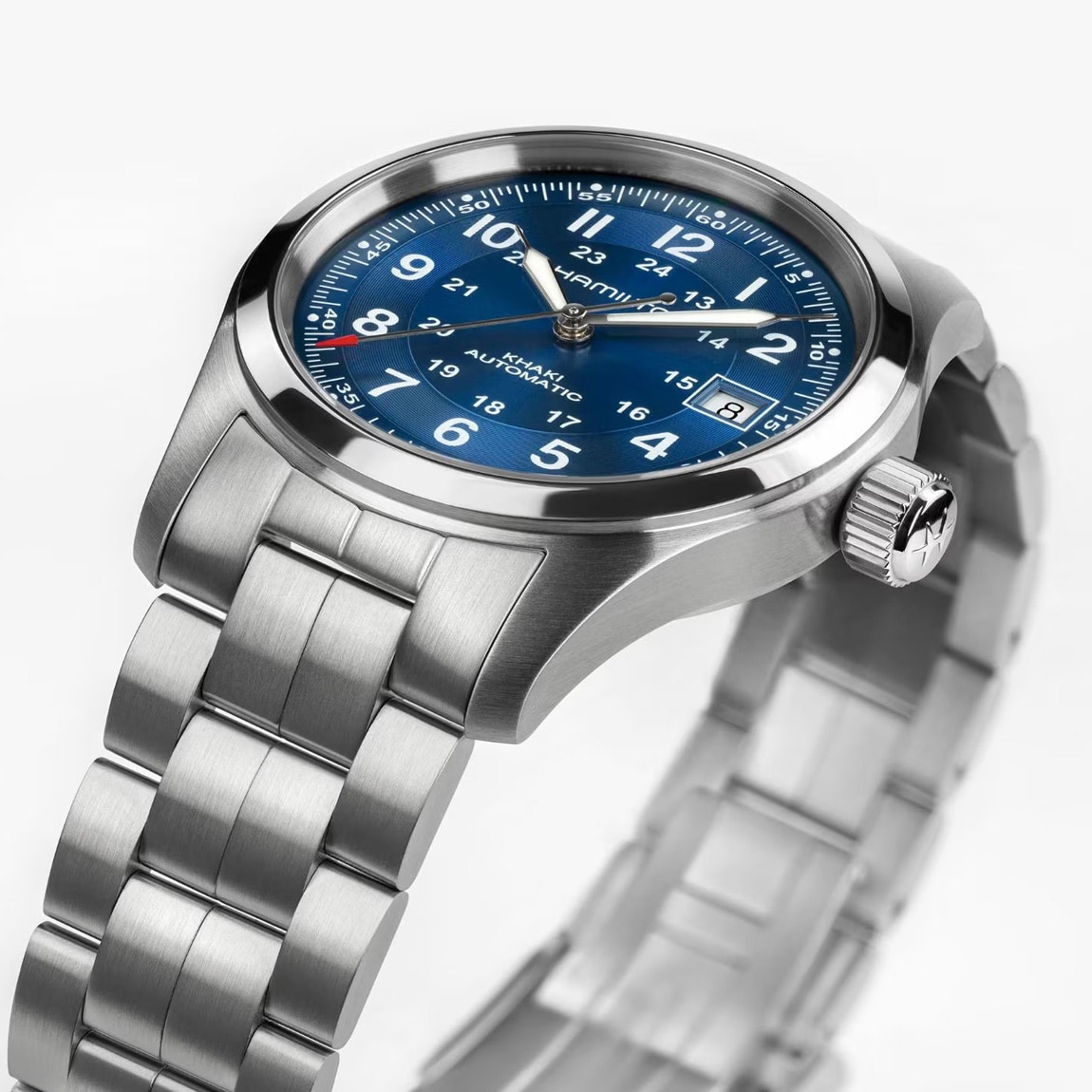 Hamilton Khaki Field Auto 38mm Unisex Watch Blue Hamilton Khaki Field Auto 38mm Unisex Watch Blue