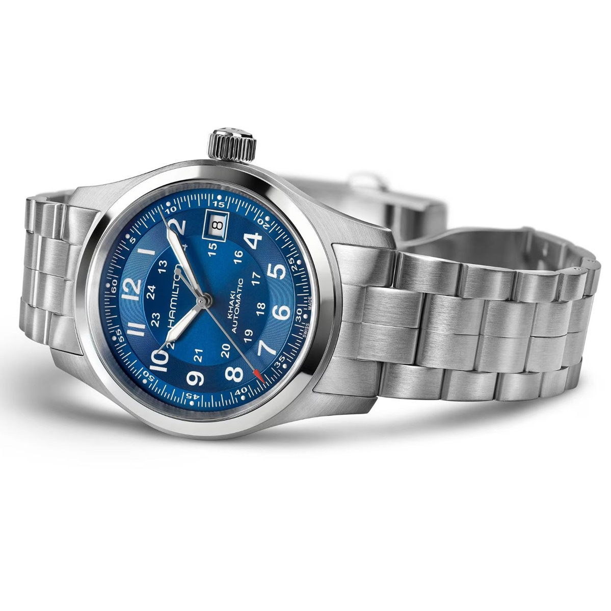 Hamilton Khaki Field Auto 38mm Unisex Watch Blue Hamilton Khaki Field Auto 38mm Unisex Watch Blue