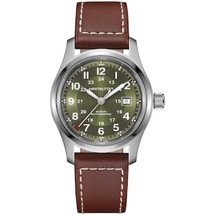 Hamilton Khaki Field Auto 42mm Unisex Watch Green