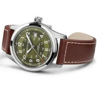 Hamilton Khaki Field Auto 42mm Unisex Watch Green