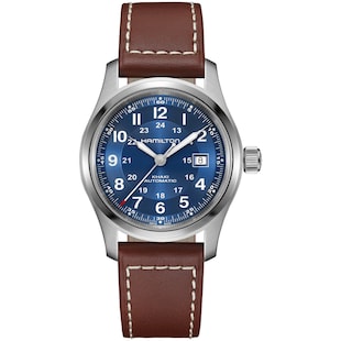 Hamilton Khaki Field Auto 42mm Unisex Watch Blue