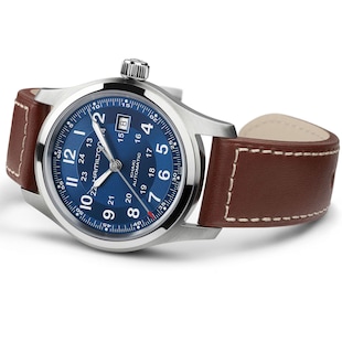 Hamilton Khaki Field Auto 42mm Unisex Watch Blue