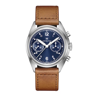 Hamilton Khaki Aviation Pilot Pioneer Mechanical Chrono 40mm Unisex Watch