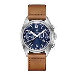 17150503 - Khaki Aviation Pilot Pioneer Mechanical Chrono 40mm Unisex Watch