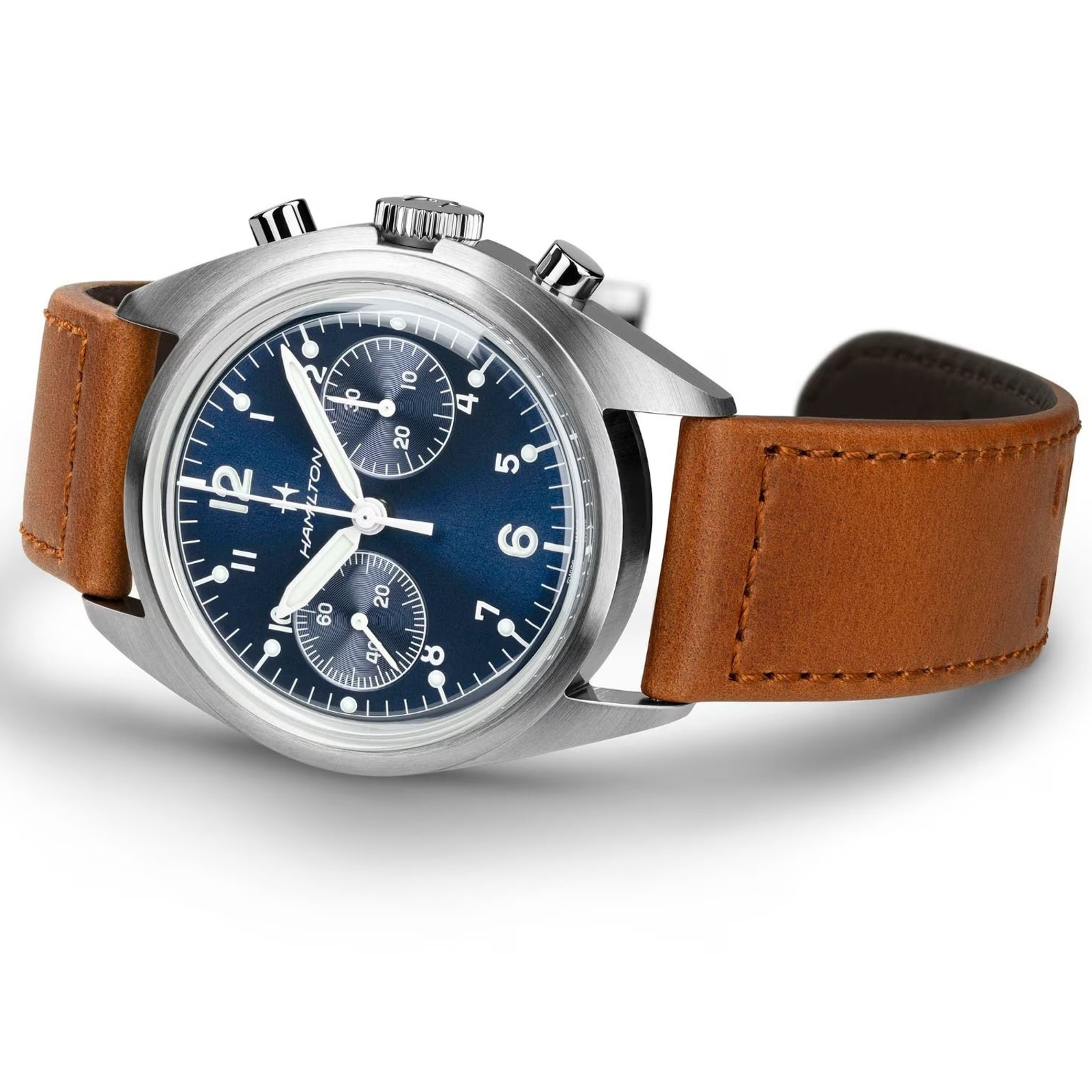 Hamilton Khaki Aviation Pilot Pioneer Mechanical Chrono 40mm Unisex Watch