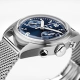 Hamilton Khaki Aviation Pilot Pioneer Mechanical Chrono 40mm Unisex Watch Stainless Steel
