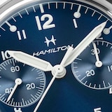 Hamilton Khaki Aviation Pilot Pioneer Mechanical Chrono 40mm Unisex Watch Stainless Steel