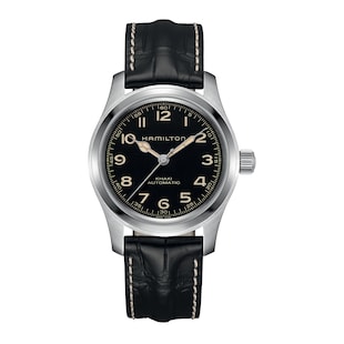 Hamilton Khaki Field Murph Automatic 42mm Unisex Watch Black - Interchangeable Strap