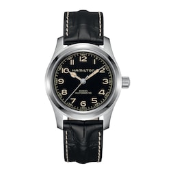 17150509 - Khaki Field Murph Automatic 42mm Unisex Watch Black - Interchangeable Strap