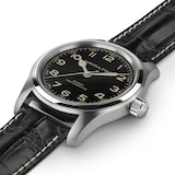 Hamilton Khaki Field Murph Automatic 42mm Unisex Watch Black - Interchangeable Strap