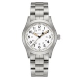Hamilton Khaki Field Mechanical 42mm Mens Watch White