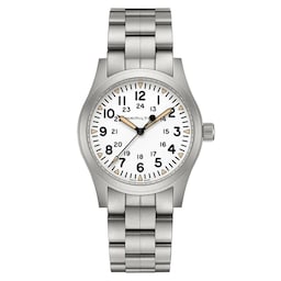 17150513 - Khaki Field Mechanical 42mm Mens Watch White