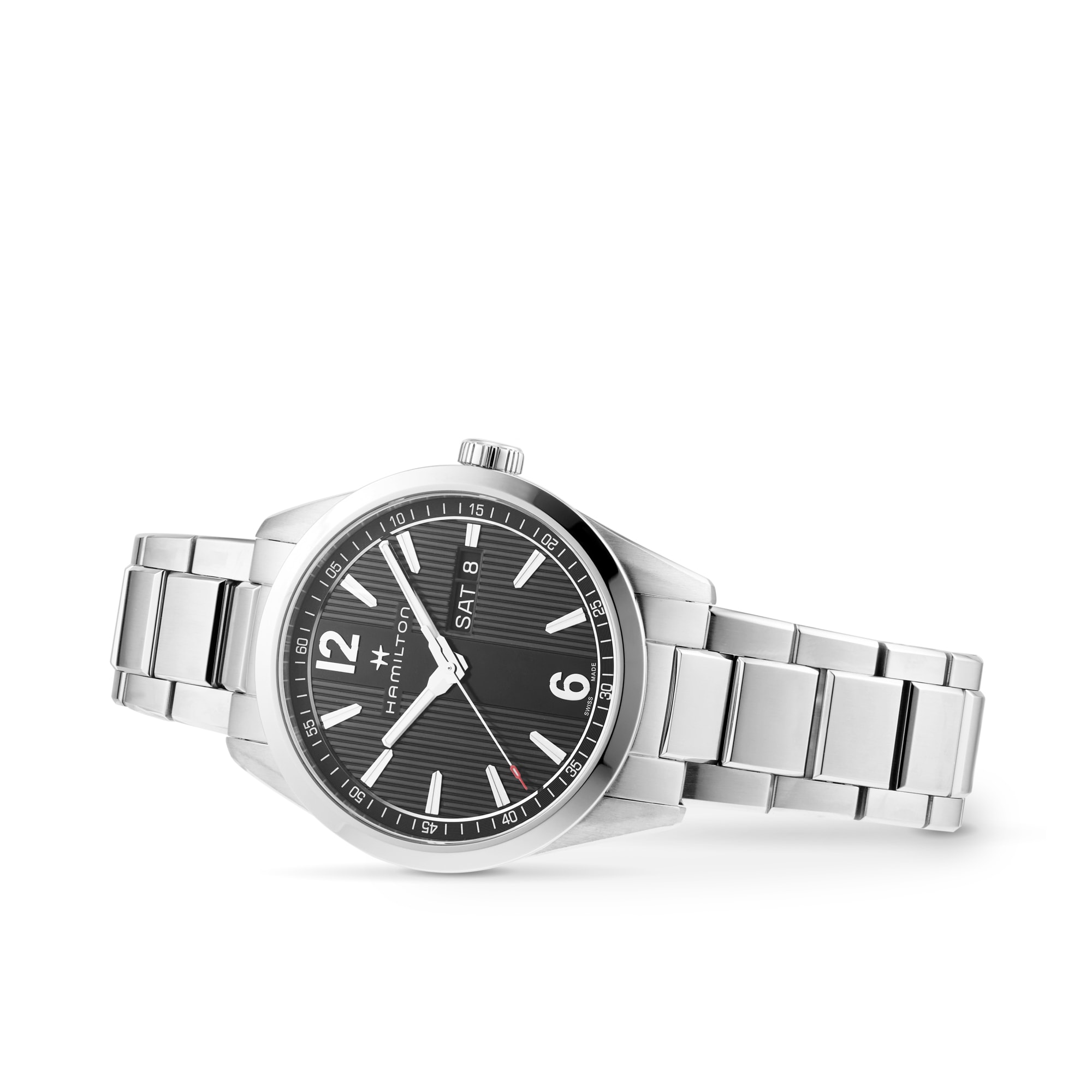 Hamilton Broadway Day Date Quartz 40mm Mens Watch Hamilton Broadway Day Date Quartz 40mm Mens Watch