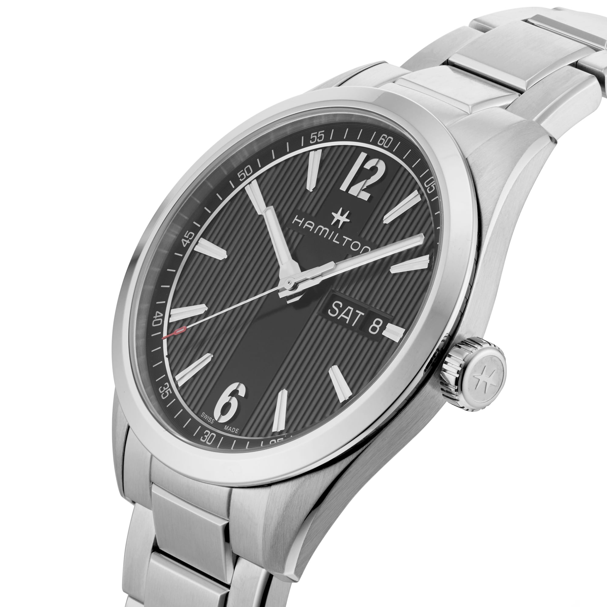 Hamilton Broadway Day Date Quartz 40mm Mens Watch Hamilton Broadway Day Date Quartz 40mm Mens Watch