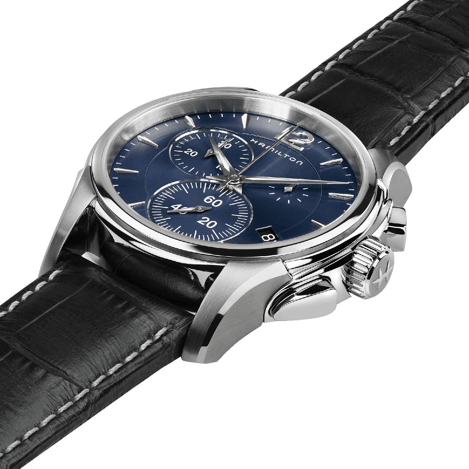 Hamilton Jazzmaster Chrono Quartz 42mm Mens Watch